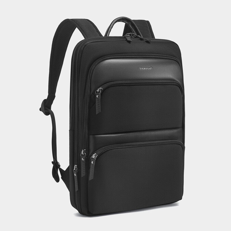 Tigernu Expandable 15.6-inch Laptop Bag Male Ultra-thin Men's Business Backpack for Office Work Waterproof Multifunctional Travel Backpack Fashion School Bags for men